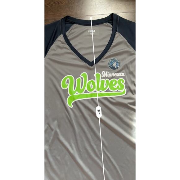 CUTE Minnesota Timberwolves Women's Sz Sm Blue NBA T-Shirt, NEW&NICE! - Picture 6 of 7